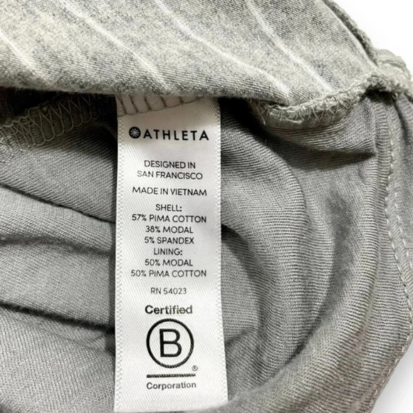 Athleta Central Striped Stretchy Dress - Picture 4 of 5